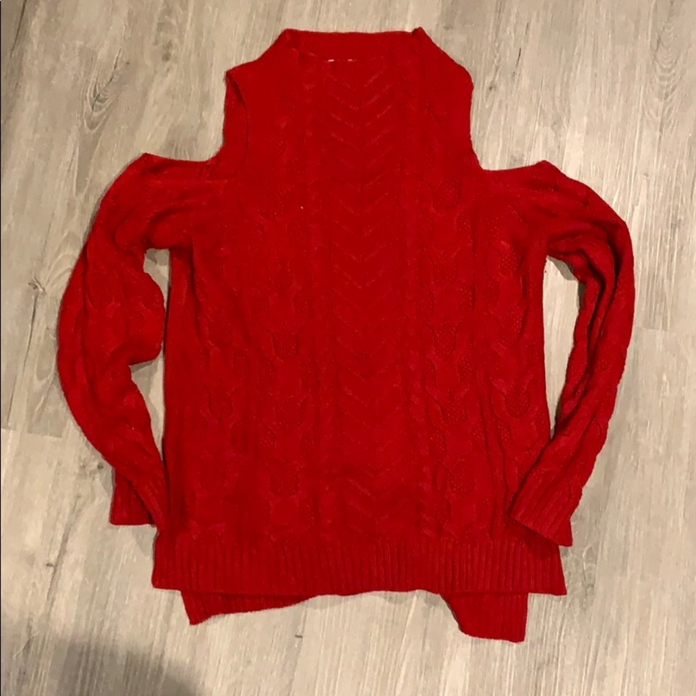 New York & Co Cold Shoulder Sweater